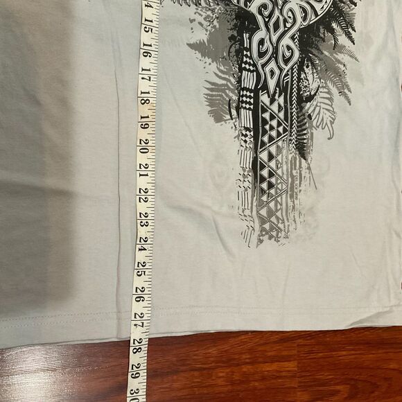 Del Sol Tribal Color Changing Graphic T-Shirt Gray Cotton Tee Men’s Medium - Picture 7 of 9